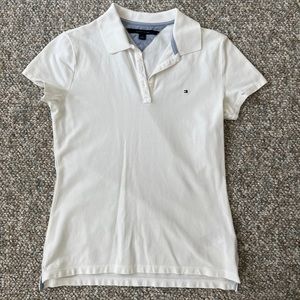 Tommy Hilfiger Solid Short Sleeve Polo Top